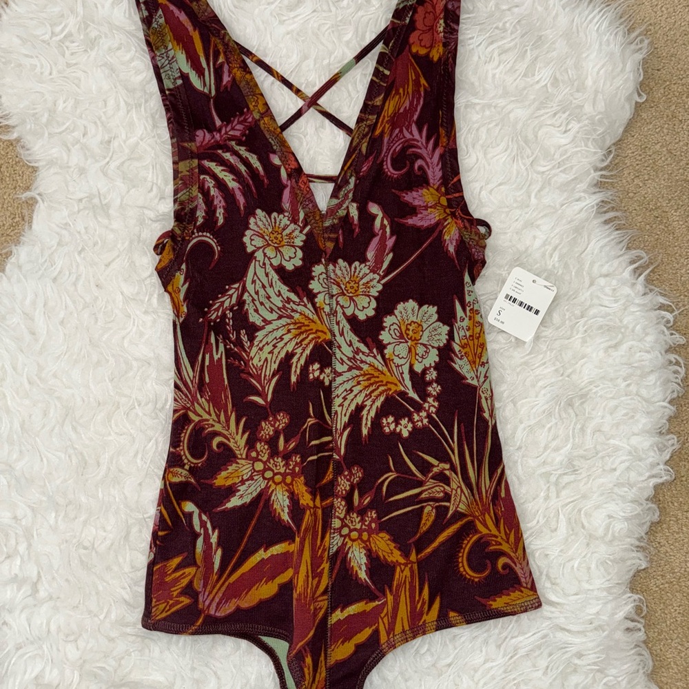 Floral Print Women's Bodysuit - Free People